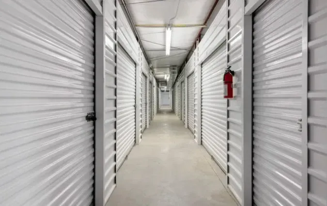 Interior storage unit rows