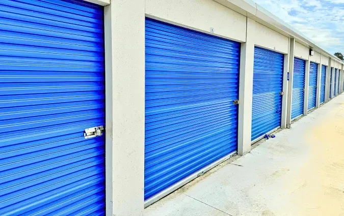 Exterior storage row