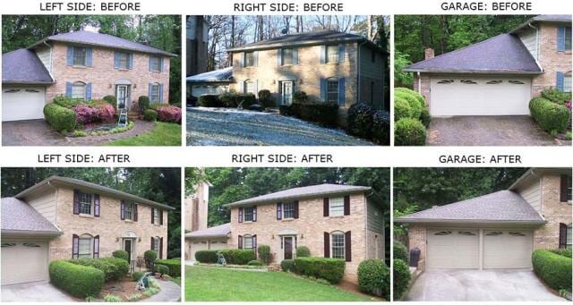 Before and After Exterior Painting — Painting in Tucker, GA
