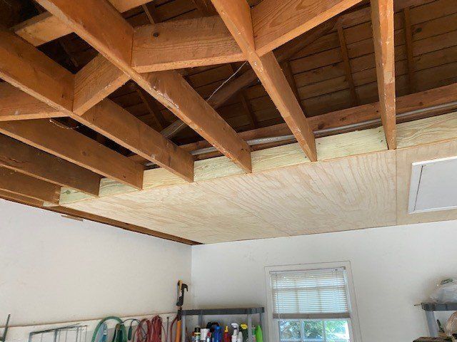 Garage Ceiling Before — Tucker, GA — Jeff Kilpatrick