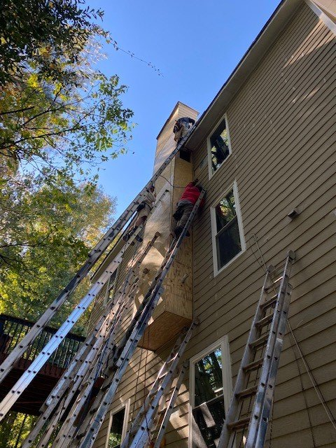Rotten Chimney Replacement Process — Tucker, GA — Jeff Kilpatrick