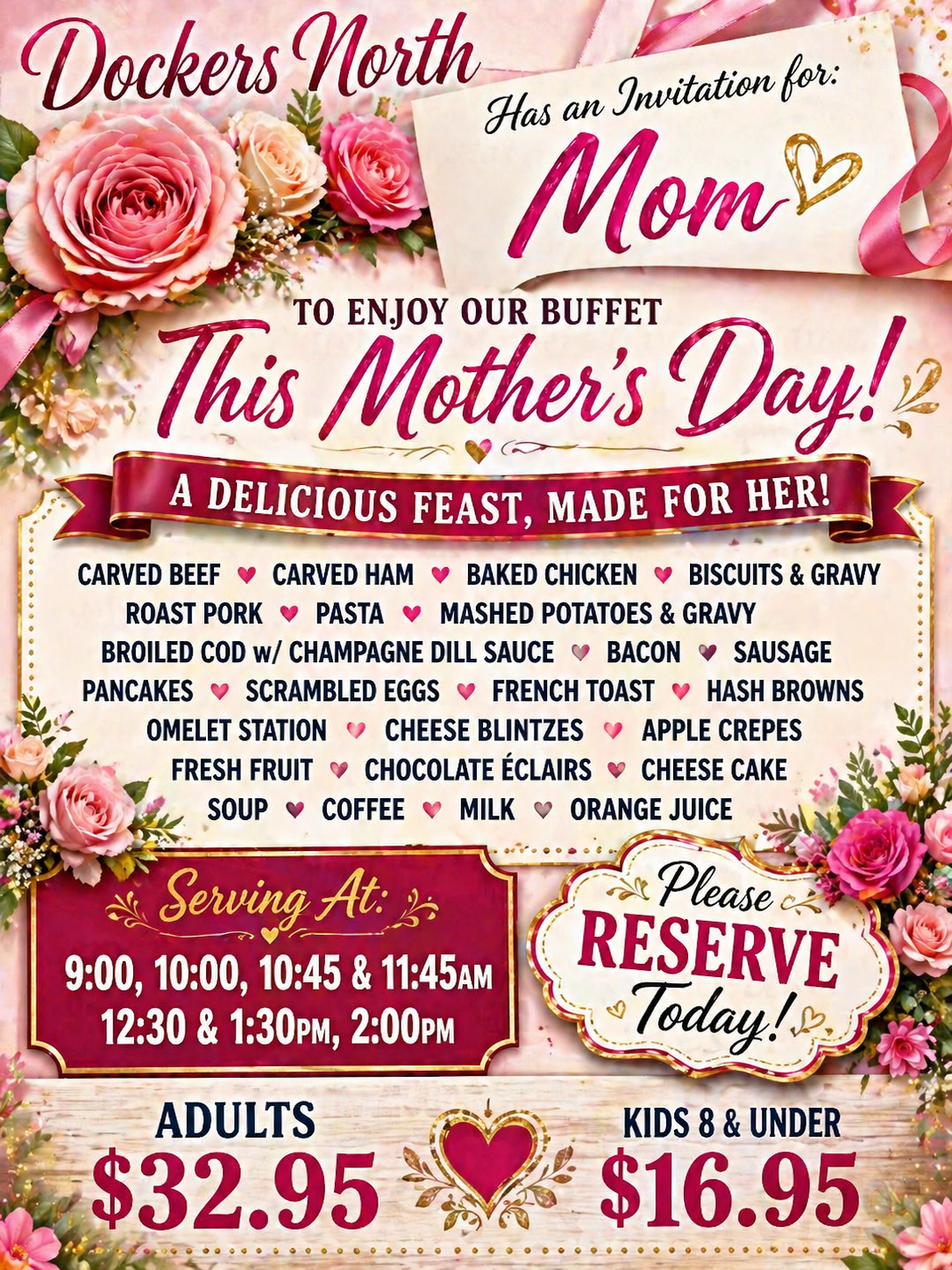 Polished local event flyer design