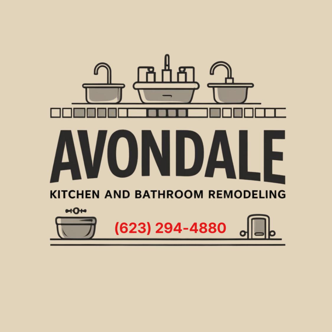 Logo for Avondale Kitchen and Bathroom Remodeling.