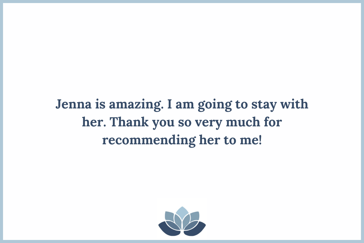 Ott Counseling Mental Health Counseling Testimonial: 