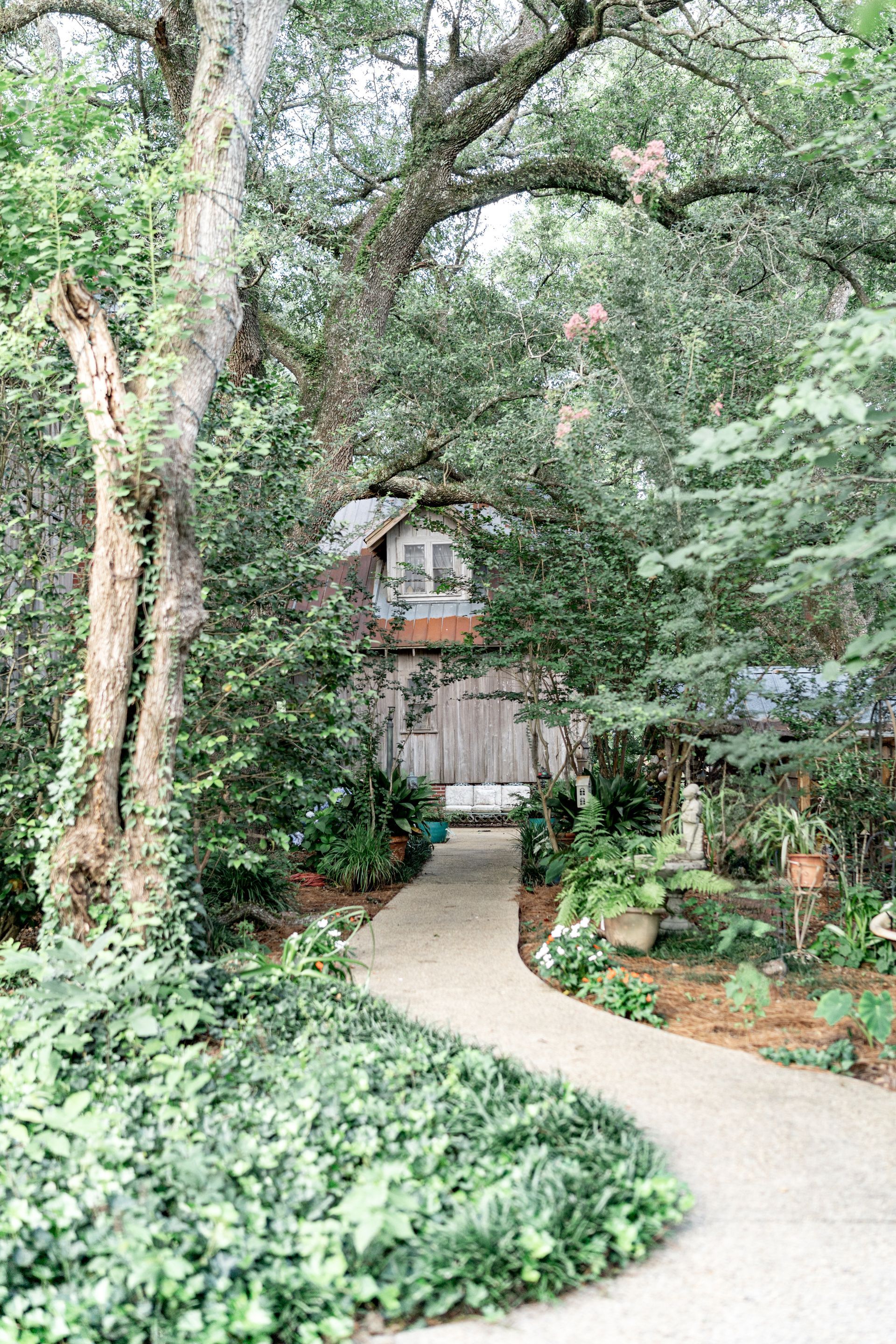 outdoor fireplace at wedding venue