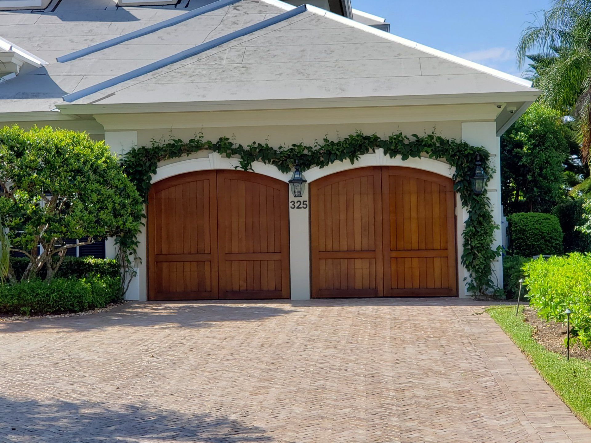 Newly Installed Wooden Gate — Naples FL — Garage Doors of Naples