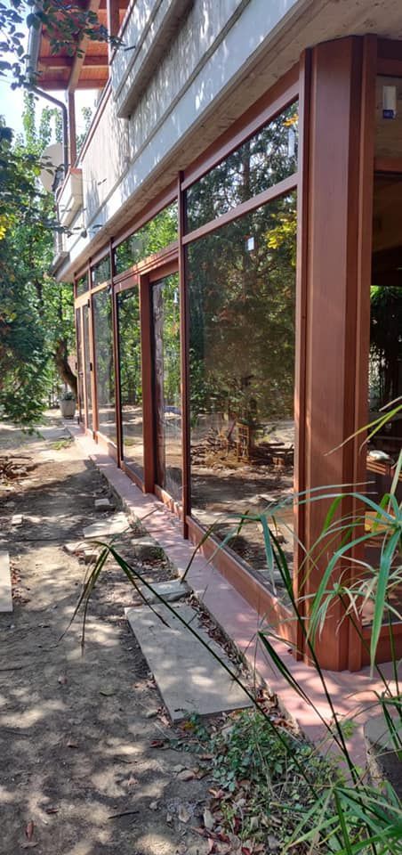 Veranda in alluminio