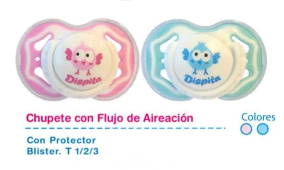Chupetes con flujo de aireacion