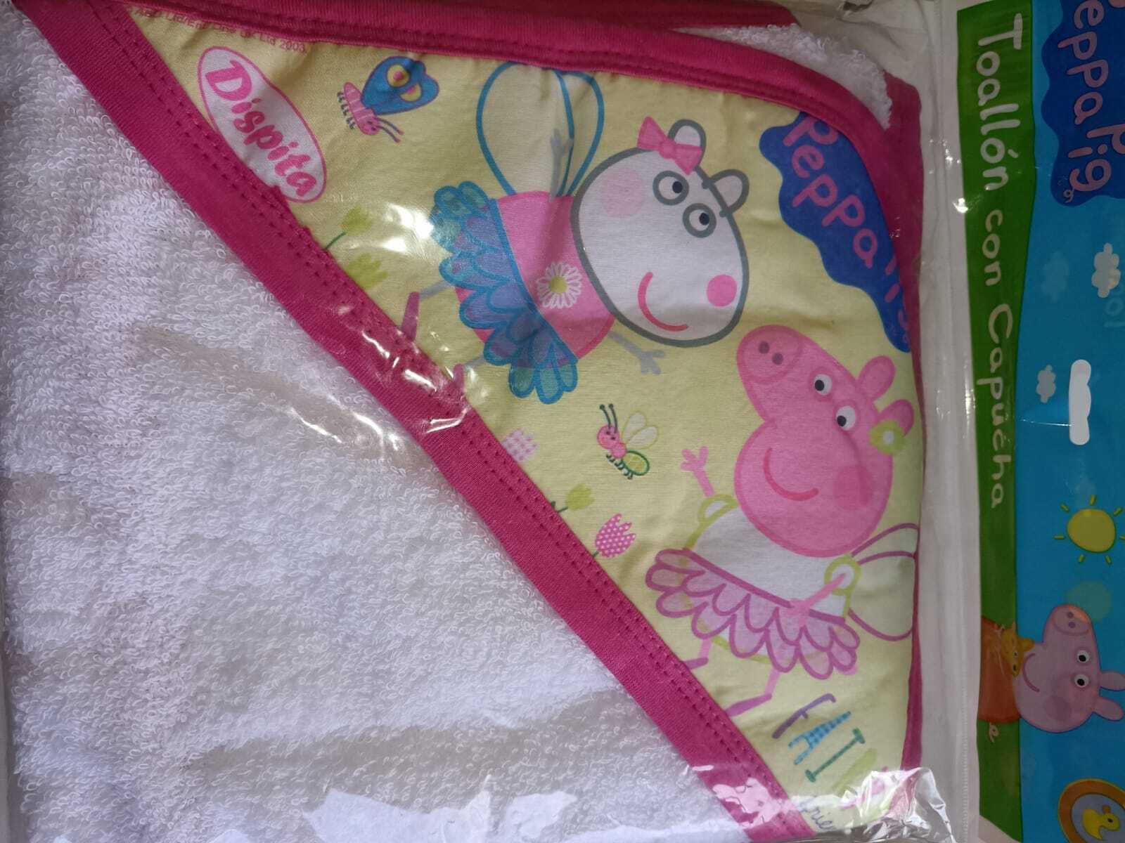 Toalla con capucha Pepa Pig