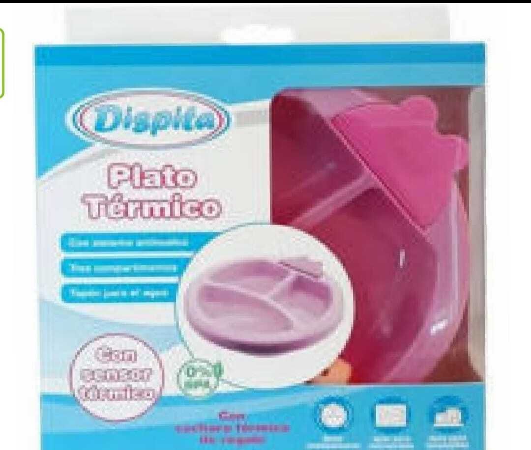 Plato termico con sensor de temperatura y cuchara de regalo.