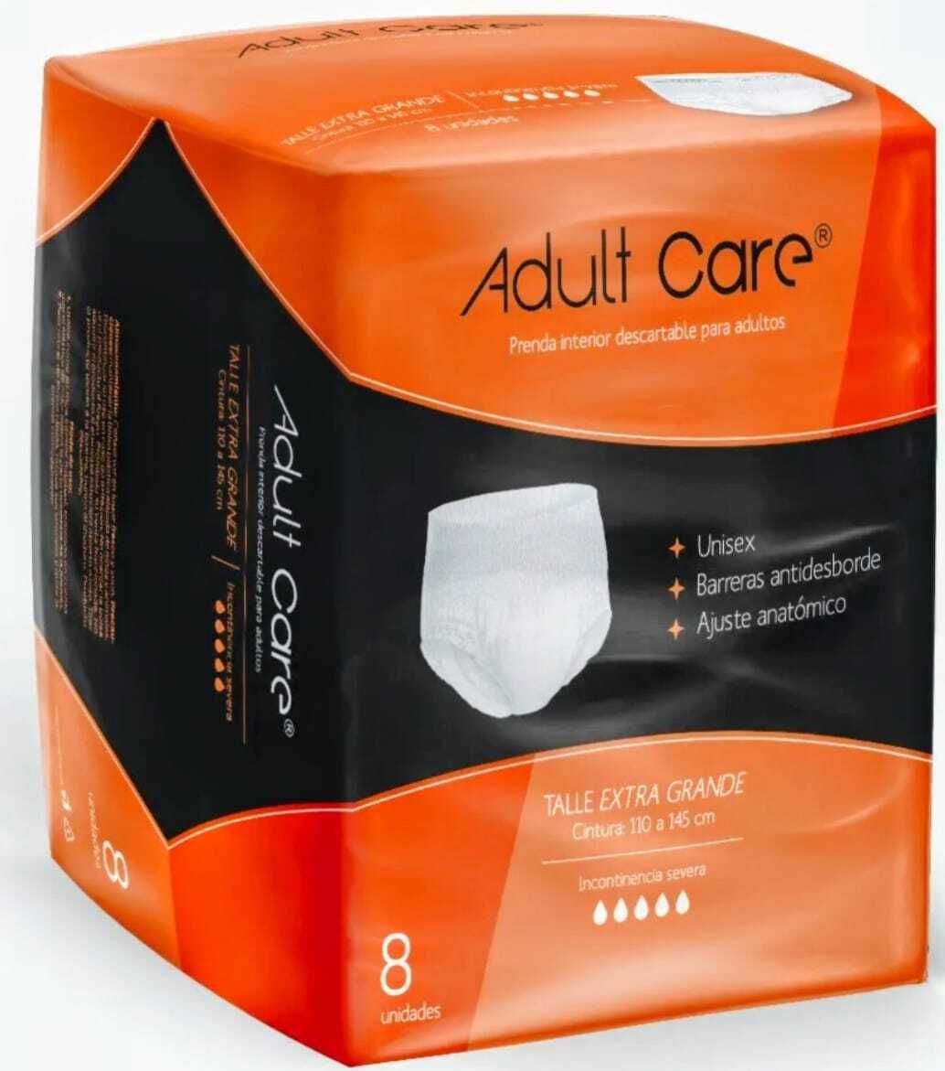 Ropa interior descartable para adultos Adult Care por 8 unidades