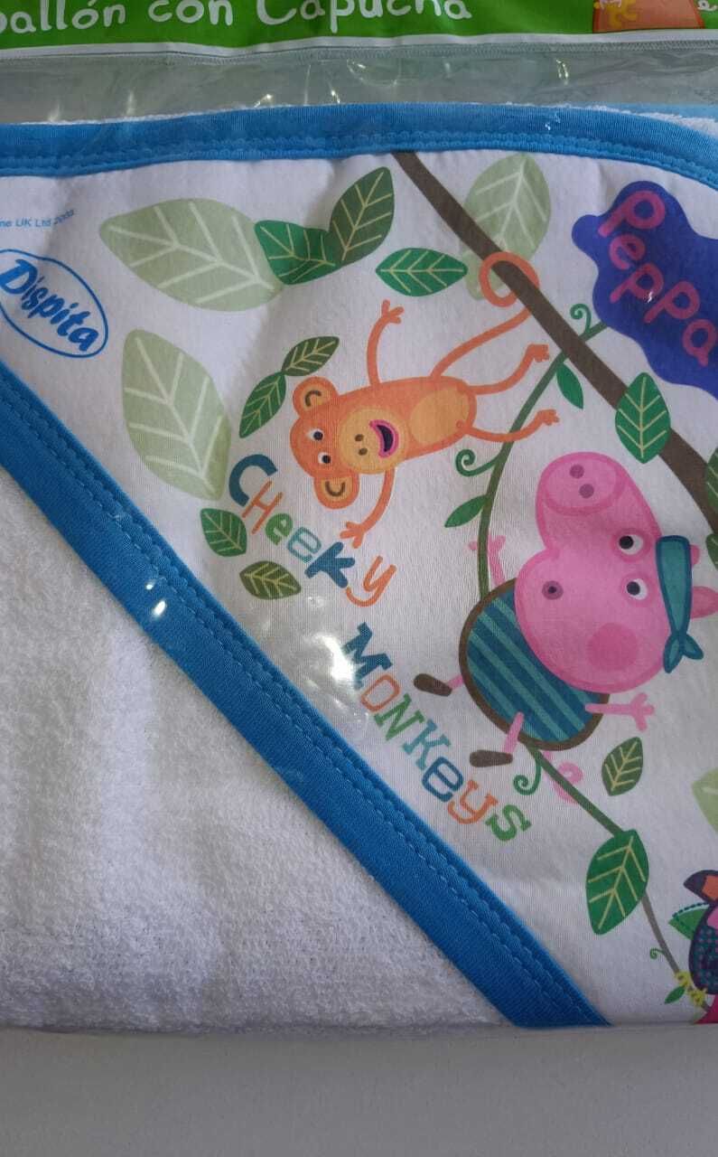 Toalla con capucha Pepa Pig