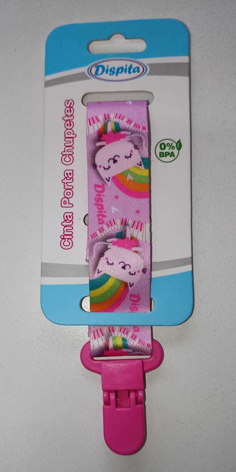 Cinta Porta chupete con broche reforzado