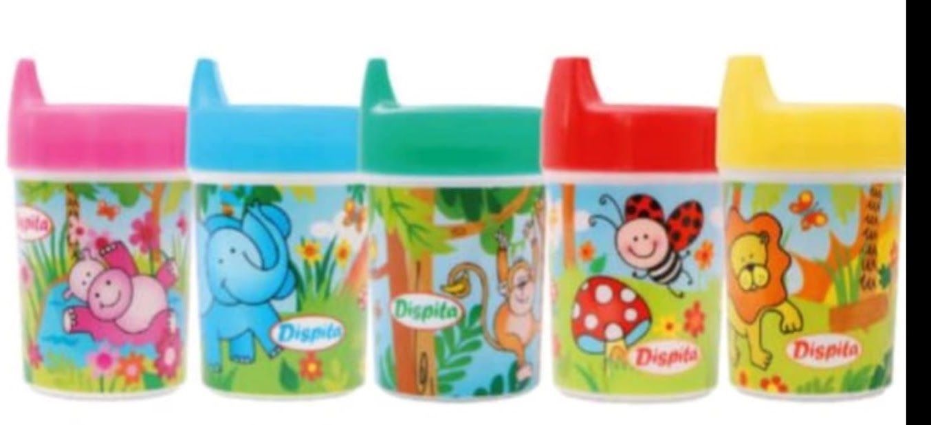 Vaso decorado para jugo.