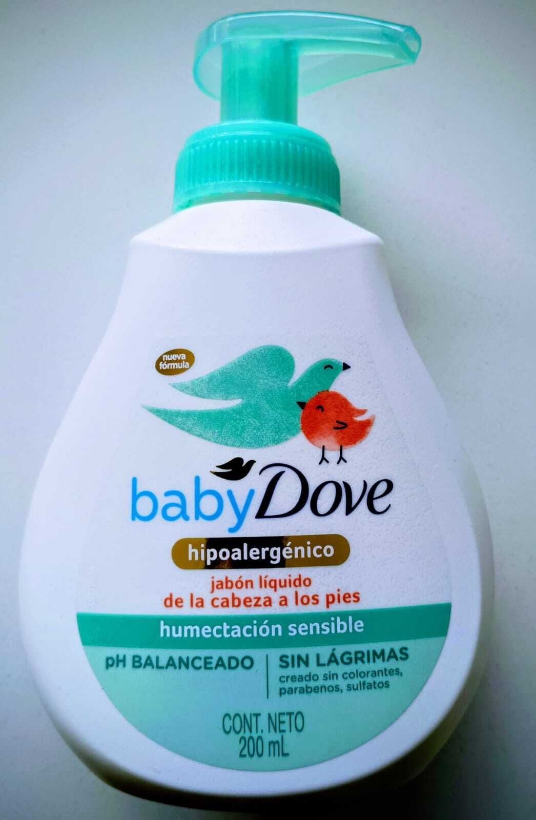 Jabon liquido Baby Dove por 200 ml
