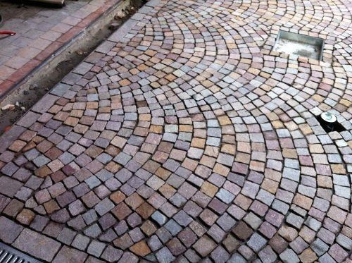 pavimentazione con pavè
