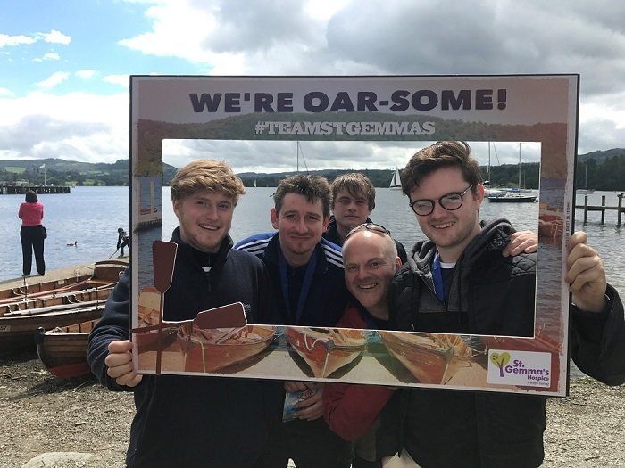 ‘Oarsome’ Boundless Networks team celebrates completing 10-mile charity row