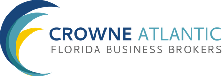 The logo for crowne atlantic florida business brokers