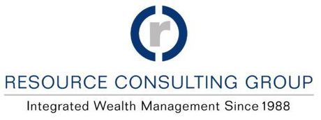 The logo for resource consulting group integrated wealth management since 1988