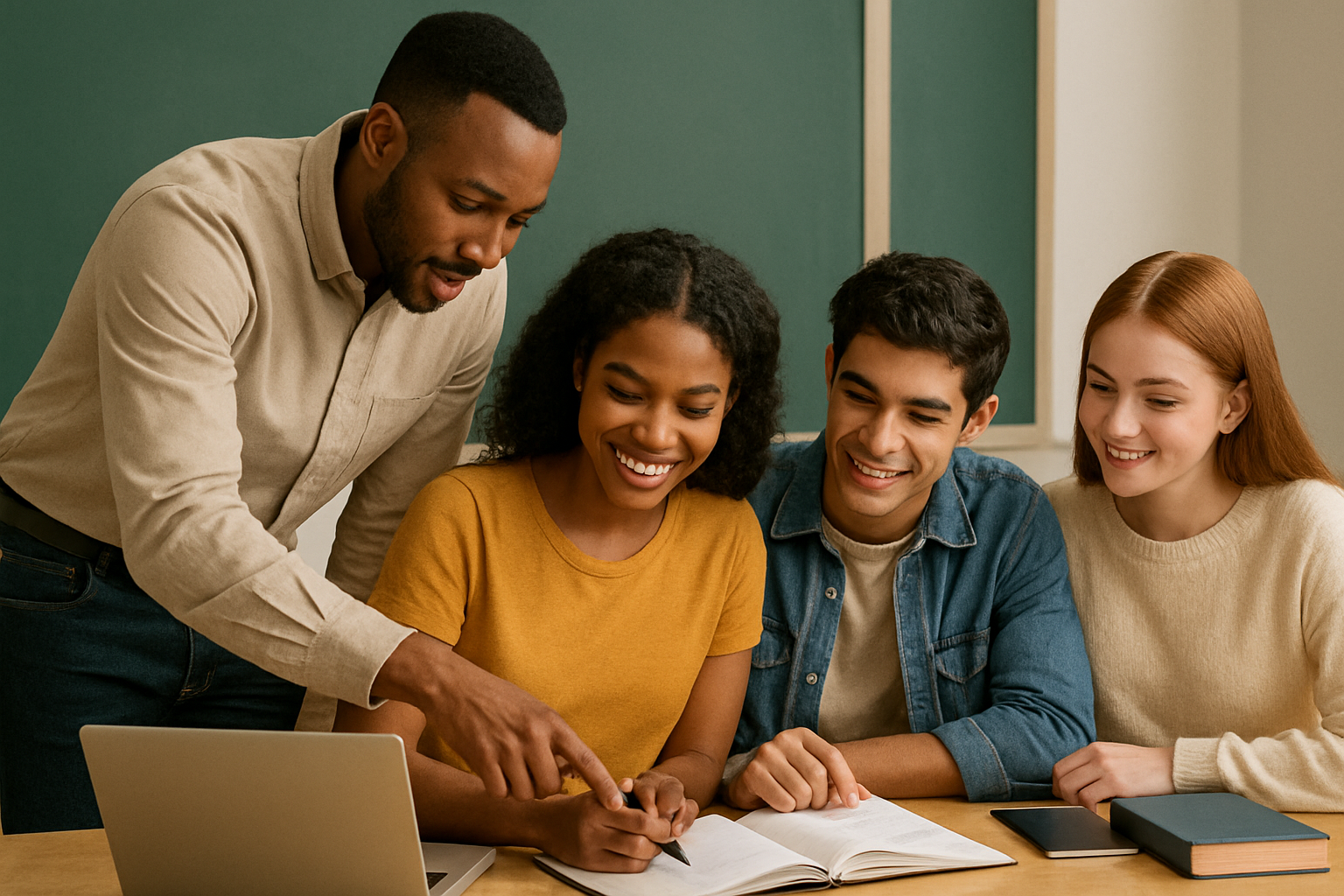 A man is walking through a grassy field holding a trash can.