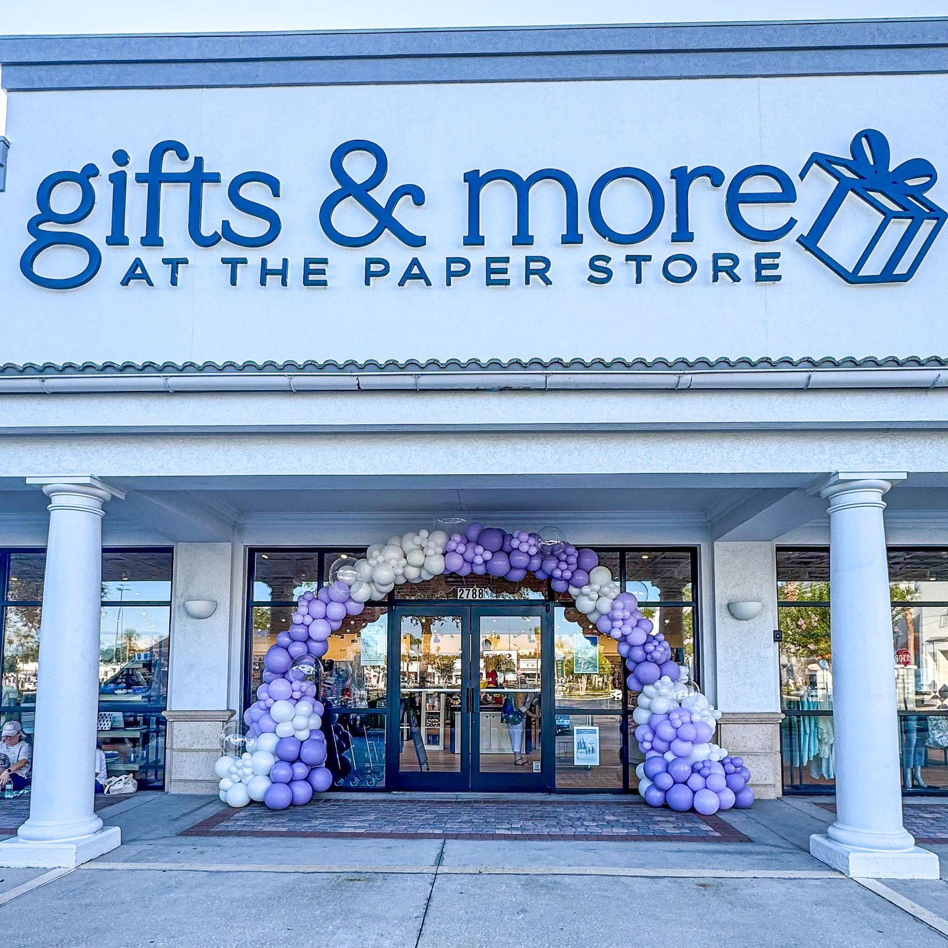 The front of gifts & more at the paper store