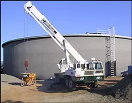 Industrial White Crane — Central Point, OR — Cook Crane Corporation