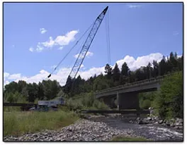 Big Bridge Construction — Central Point, OR — Cook Crane Corporation