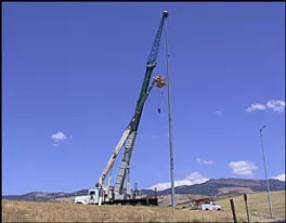 Industrial Construction Site — Central Point, OR — Cook Crane Corporation