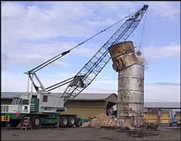 Old Tank Construction — Central Point, OR — Cook Crane Corporation