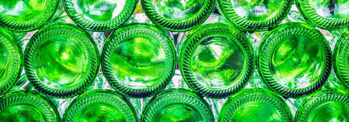 glass bottles for recycling