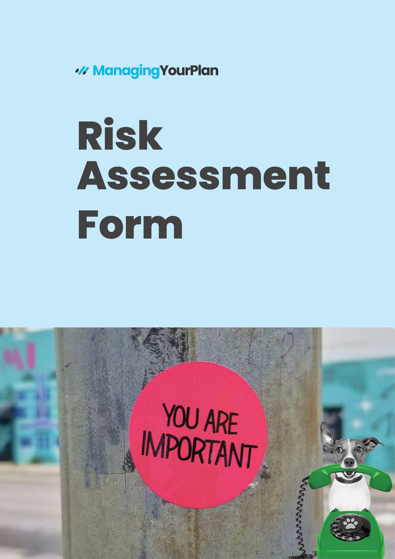 A sticker on a pole that says `` you are important ''