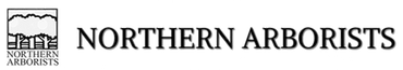 A black and white logo for northern arborists