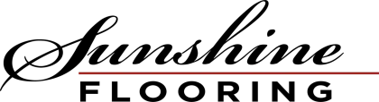 Sunshine Flooring logo with cursive 