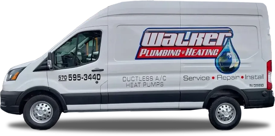 White service van with