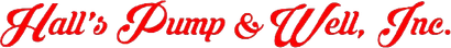 Hall's Pump and Well Service, Inc. logo