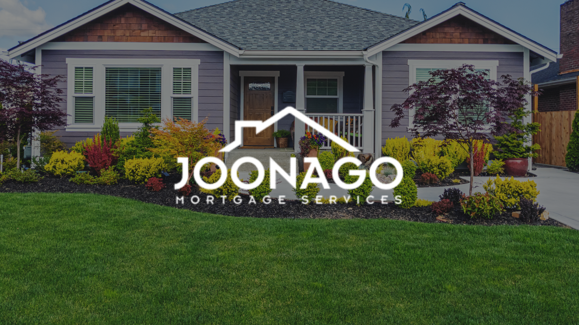 A logo for a company called joonago mortgage services