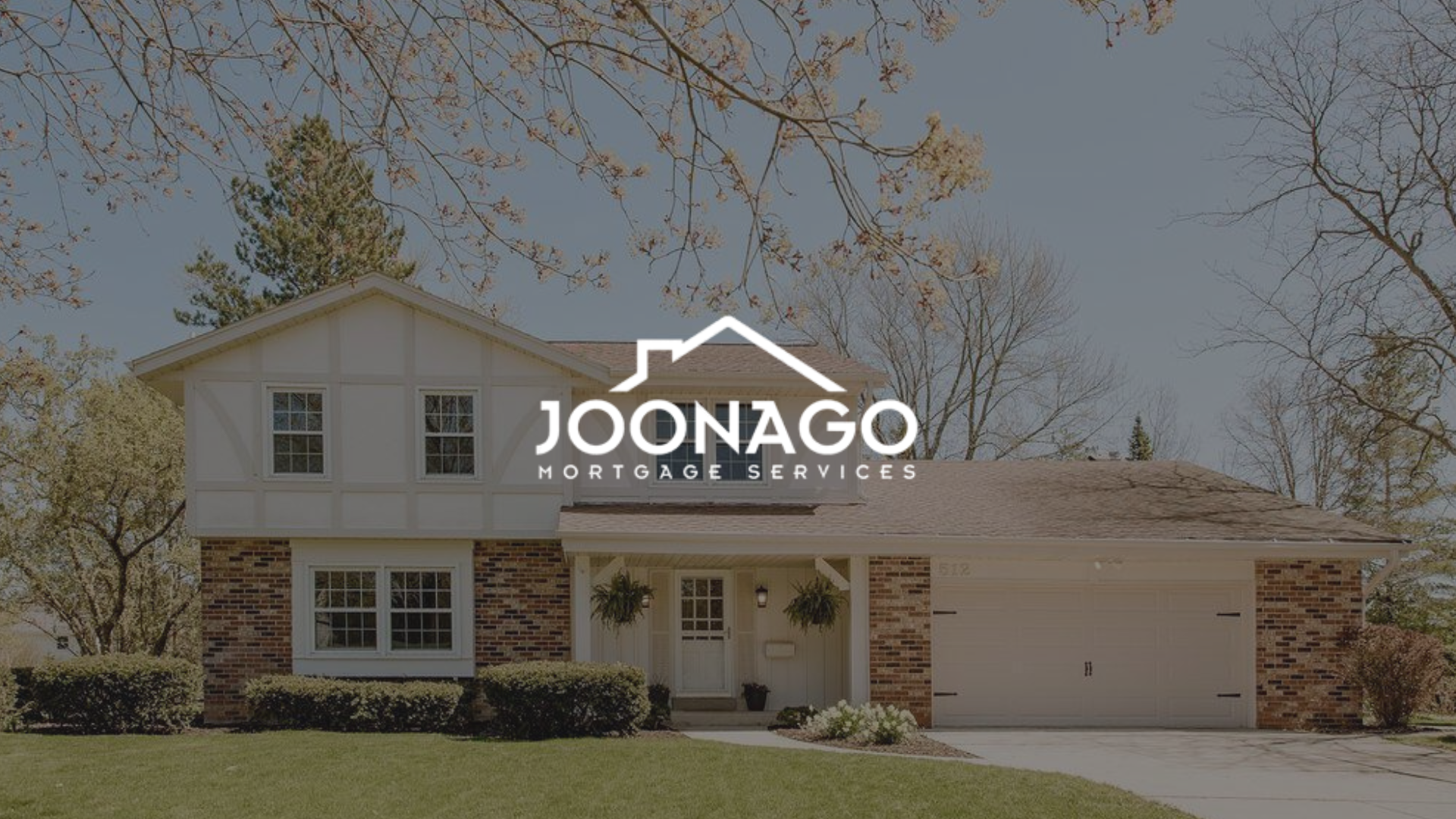 A house with a logo that says joonago on it