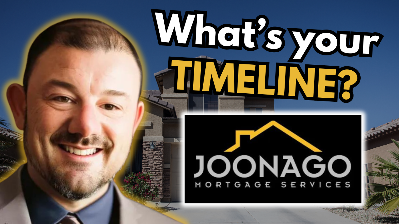 joe huljak is smiling in front of a joonago mortgage services logo