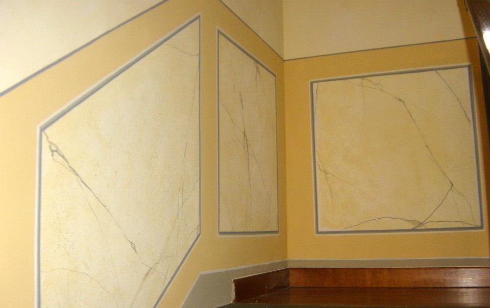 tinteggiatura pareti scala