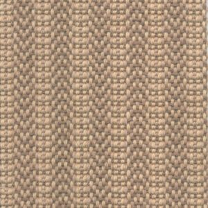 Tan and brown woven fabric with a zig-zag pattern.