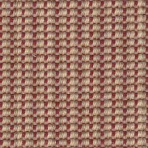 Red and beige checkered fabric.