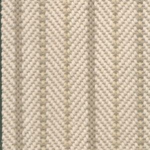 Cream-colored herringbone weave fabric with a textured surface.