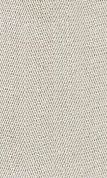 Herringbone textured fabric in a light beige color.