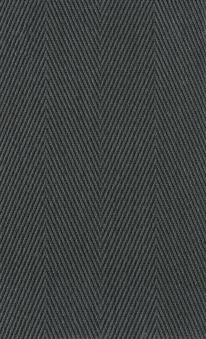 Dark gray herringbone fabric texture.