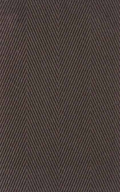 Brown herringbone fabric.