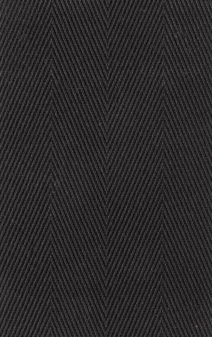 Dark gray herringbone fabric.