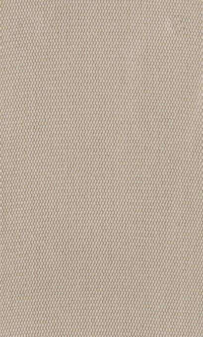 Close-up of beige fabric, showing a textured weave pattern.