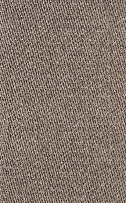 Close-up of brown textured fabric with diagonal ribbing.