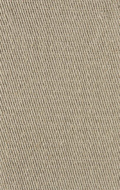 Close-up of tan fabric with a diagonal twill weave pattern.