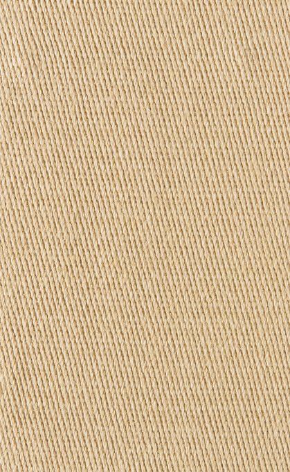 Tan fabric with diagonal weave.